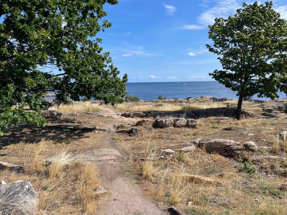 Nybygget Hus I Svaneke Taet Pa Klipper, Skov Og Hav Экстерьер фото